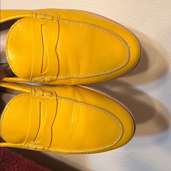 J. Crew Ryan Yellow Penny Loafer size 10 - Picture 17 of 17